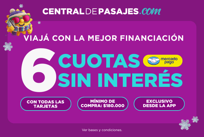 ¡6 Cuotas sin interés, exclusivo desde la App, con todas las tarjetas!