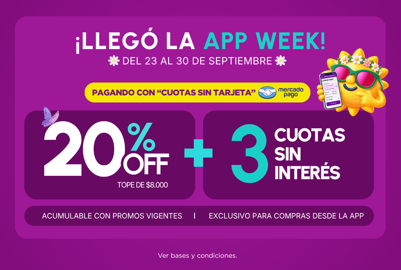 ¡Del 23 al 30 de septiembre! No te lo pierdas