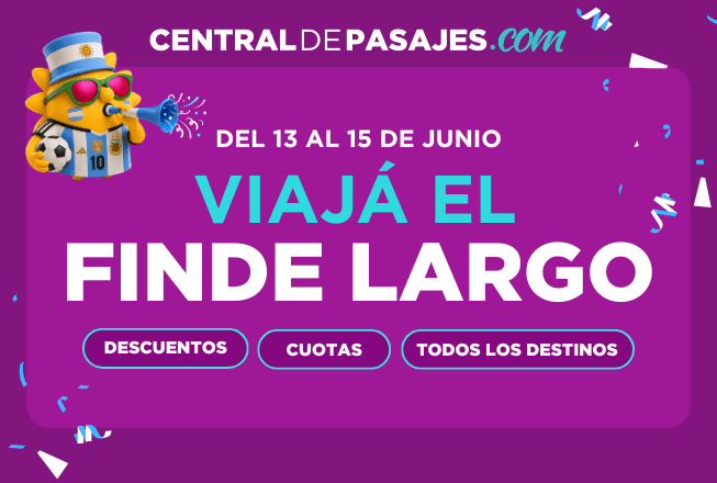 ¡Aprovechá las cuotas sin interés para viajar el próximo feriado!