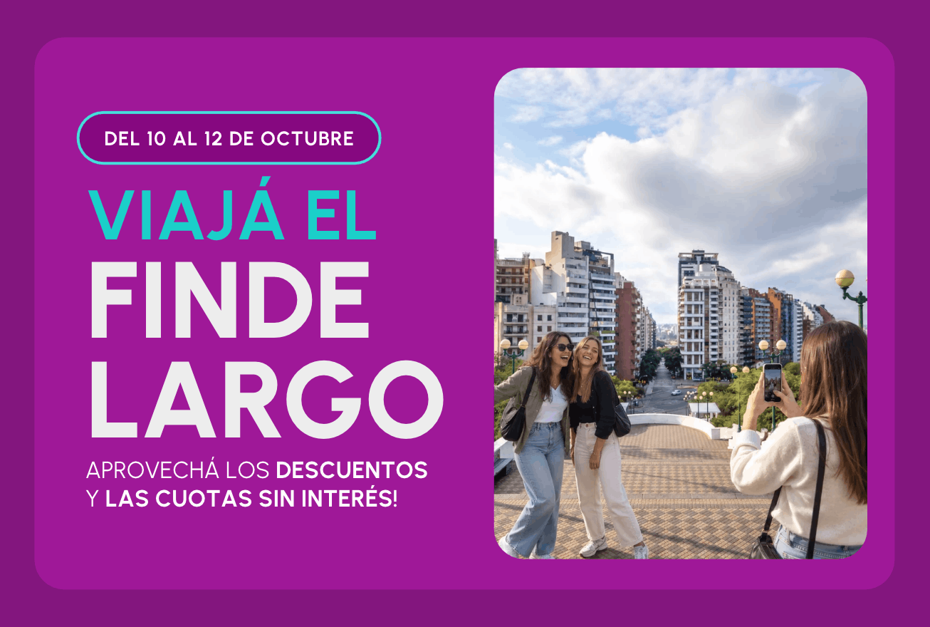 Finde Largo del 10 al 12 de octubre