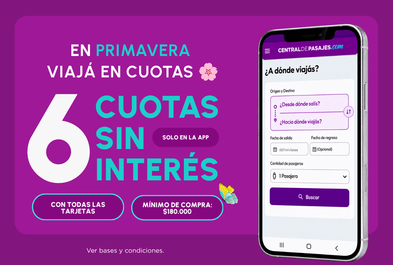 En la app aprovechá 6 cuotas sin interés CON TODAS LAS TARJETAS