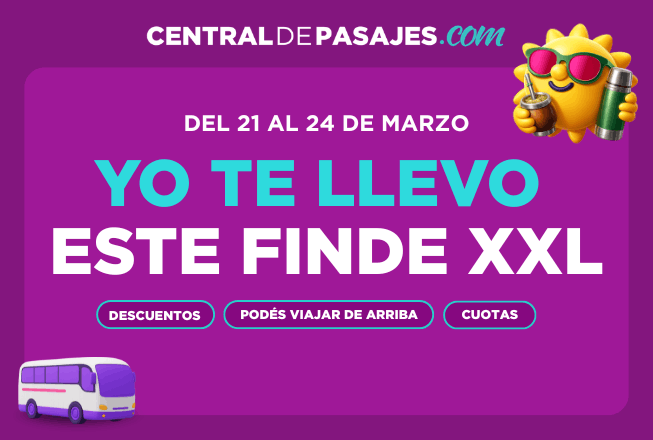 ¡Yo te llevo el finde xxl de marzo! Aprovechá las promociones, pagá en cuotas y participá en los sorteos por el reintegro total de la compra.