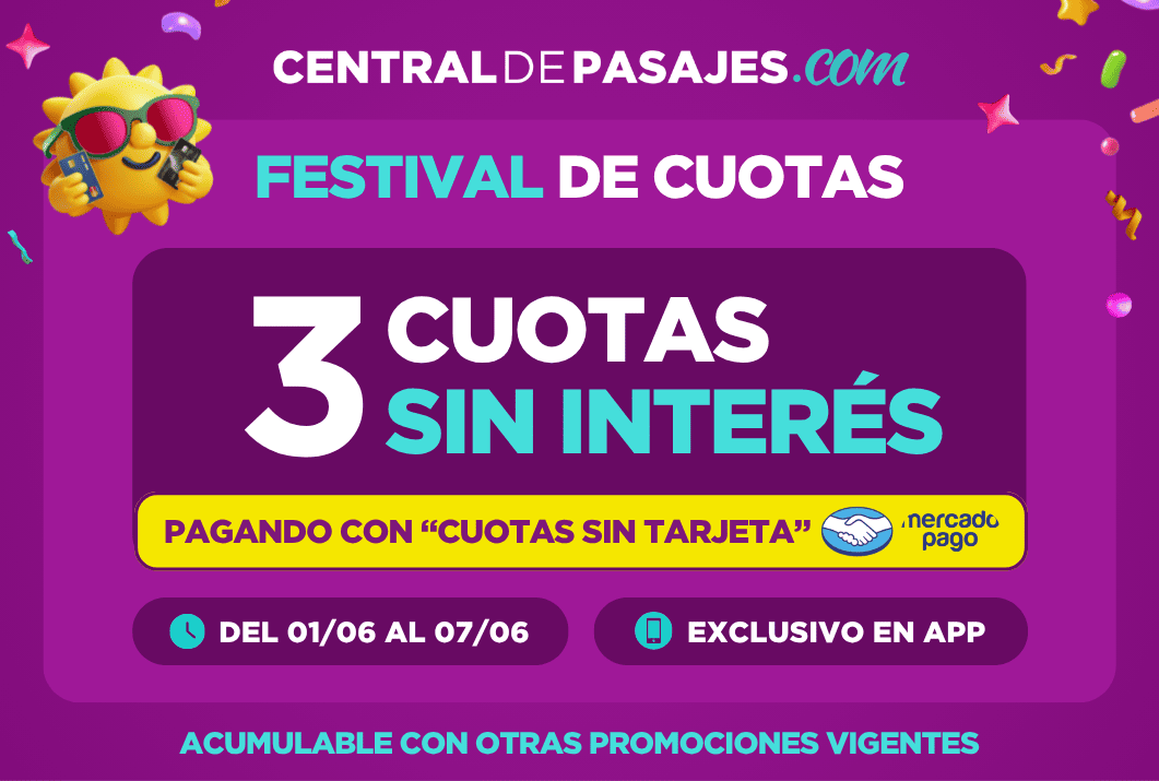 ¡Festival de Cuotas! Aprovechalo hasta el domingo 7 de junio