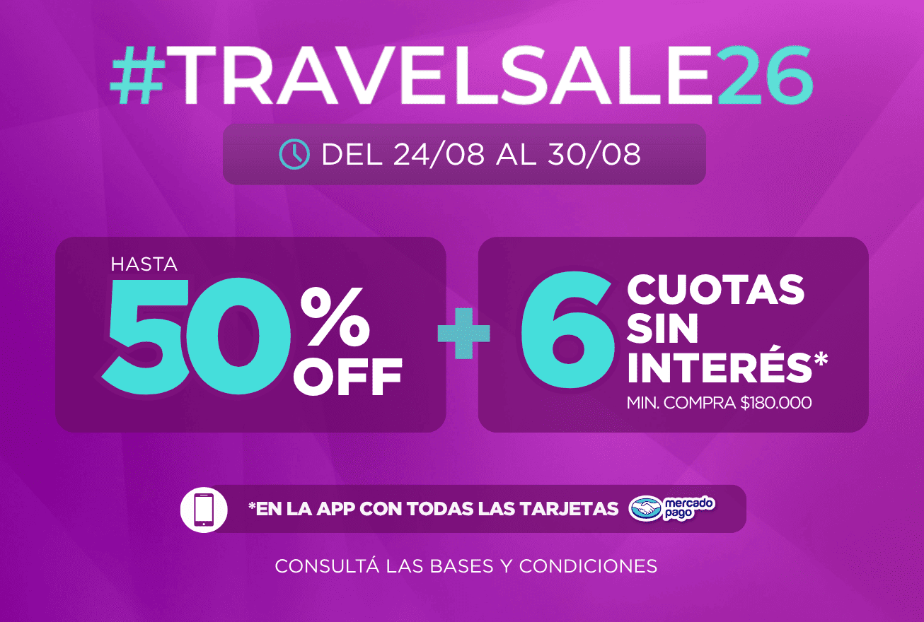 Exclusivo en la App: 6 cuotas sin interés CON TODAS LAS TARJETAS